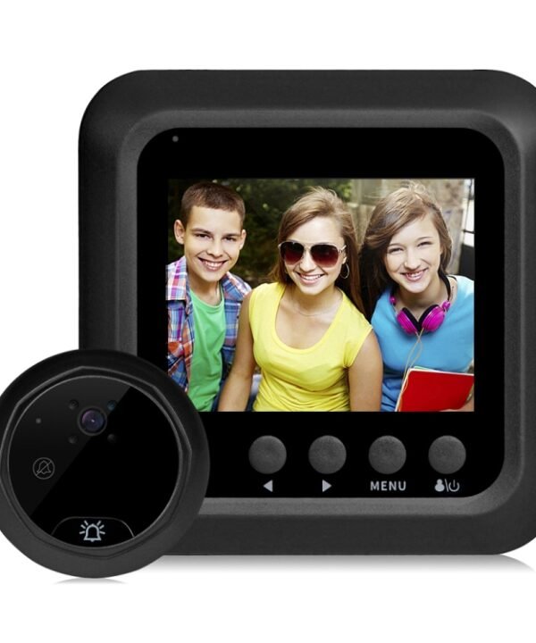W5 2.4 inch Screen 2.0MP Security Camera No Disturb Peephole Viewer Doorbell, Support TF Card / Night Vision / Video Recording, W5