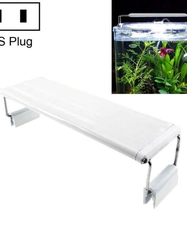 XY-60K Three Rows Aquarium Glass Fish Tank LED Aquatic Bracket Lamp, US Plug, XY-60K Three Rows