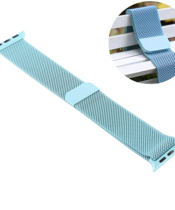 For Apple Watch Series 7 41mm / 6 & SE & 5 & 4 40mm / 3 & 2 & 1 38mm Color-changing Magnetic Nylon Watch Band, 40mm