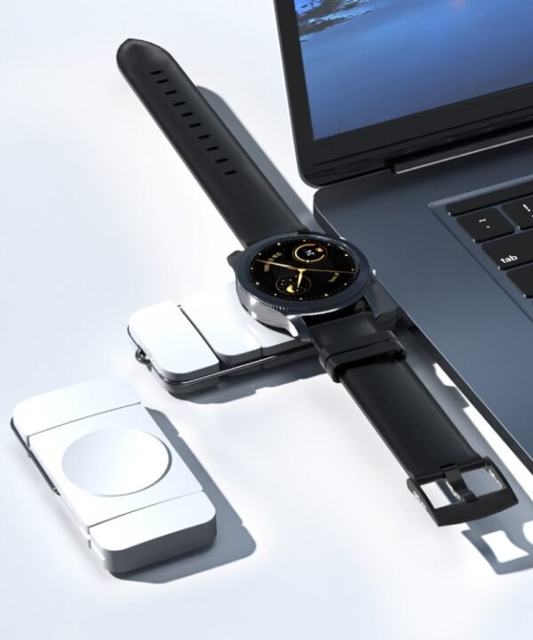 U8S USB / Type-C Magnetic Wireless Charger Fast Charger for Samsung Watch 3 / 4, 4 Classic, Active 1 / 2