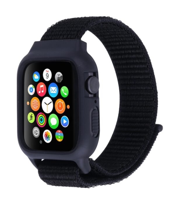 For Apple Watch Ultra 49mm&Watch Ultra 2 49mm / Series 10 46mm / 9&8&7 45mm / SE 3&SE 2&6&SE&5&4 44mm / 3&2&1 42mm Nylon Watch Band with Hook and Loop Fastener, For Apple Watch Series 7 45mm / 6 & SE & 5 & 4 44mm / 3 & 2 & 1 42mm...
