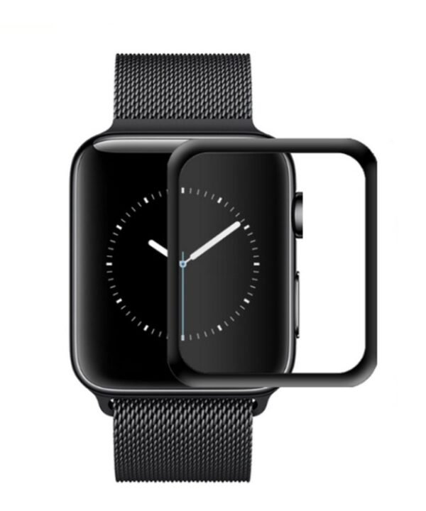 mocolo 0.33mm 9H 3D Round Edge Full Glue Tempered Glass Film For Apple Watch Series 6 / 5 / 4 / Watch SE 40mm, For Apple Watch Series 6 / 5 / 4 / Watch SE 40mm