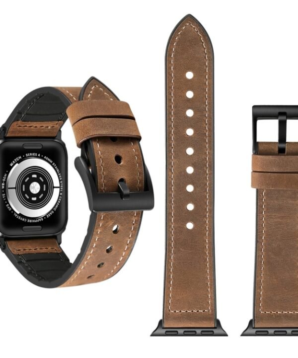 Crazy Horse Texture TPU Watch Band for Apple Watch Series 3 & 2 & 1 42mm, 42mm