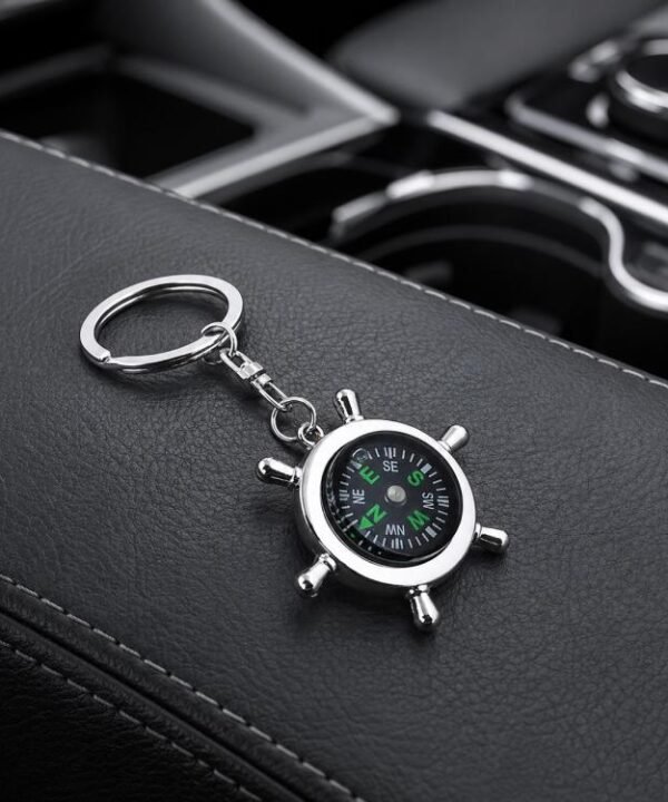 Creative Rudder Compass Style Keychain