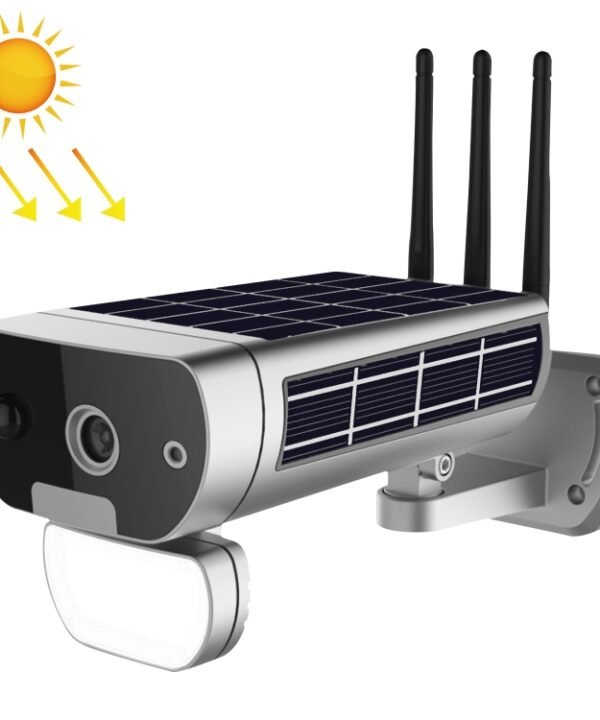 T8 1080P Full HD Solar Battery Ultra Low Power Sound Light Alarm Network Camera, Support Motion Detection, Night Vision, Two Way Audio, TF Card