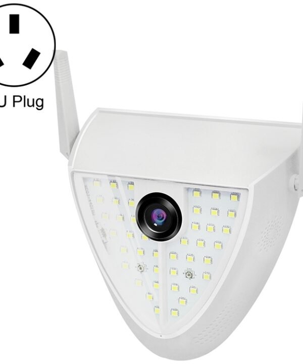 DP16 2.0 Megapixel 42 LEDs Garden Light Smart Camera, Support Motion Detection / Night Vision / Voice Intercom / TF Card, AU Plug, DP16