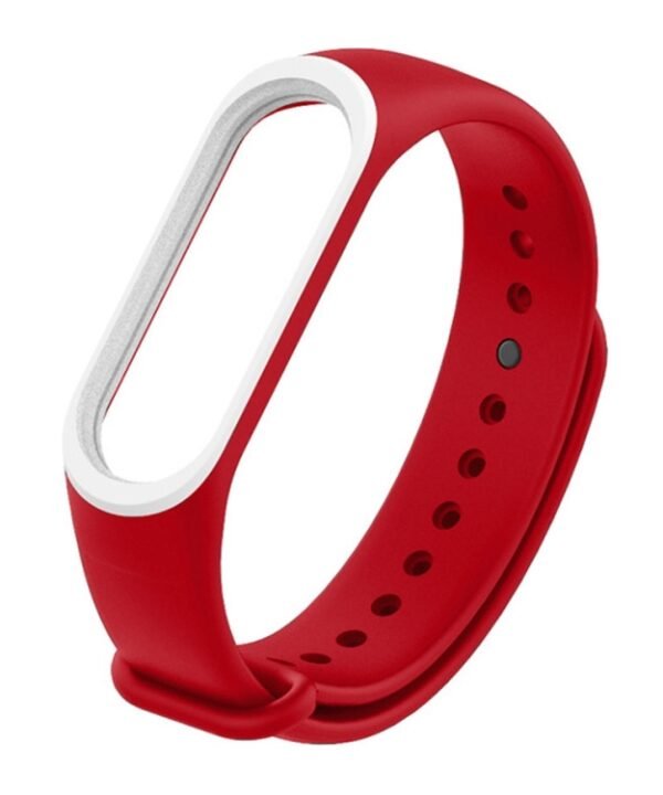 Colorful Silicone Watch Band for Xiaomi Mi Band 3 & 4 (Brown+White), CA0115A, CA0115B, CA0115C, CA0115D, CA0115E, CA0115F, CA0115G, CA0115H, CA0115I, CA0115J