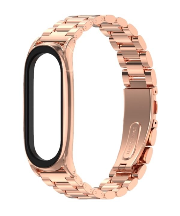 Mijobs Stainless Steel Metal Watch Band for Xiaomi Mi Band 5 & 6