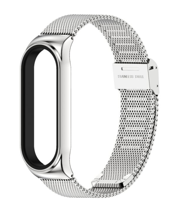 Mijobs Milan CS Screwless Buckle Metal Watch Band Case for Xiaomi Mi Band 5 & 6, Host not Included