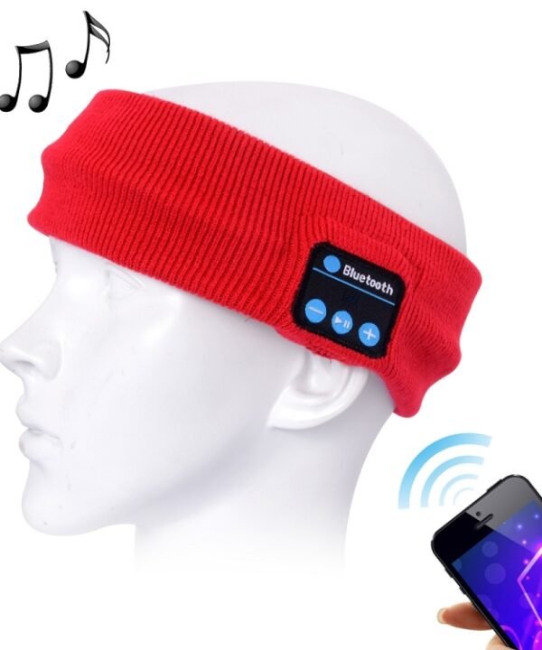 Knitted Bluetooth Headsfree Sport Music Headband with Mic for iPhone / Samsung and Other Bluetooth Devices