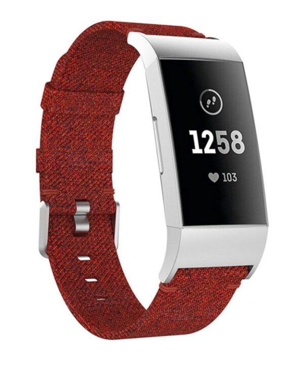 Woven Vanvas Nylon Watch Band for Fitbit Charge 3