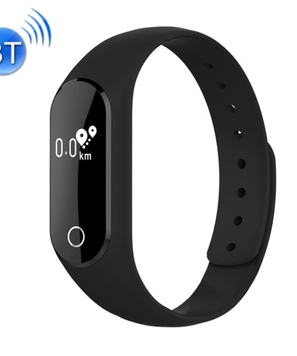 TLW25 0.42 inch OLED Display Bluetooth Smart Bracelet, IP66 Waterproof, Support Heart Rate Monitor / Pedometer / Calls Remind / Sleep Monitor / Sedentary Reminder / Alarm / Remote Capture, Compatible with Android and iOS Phones, 25 Black, 25 Blue