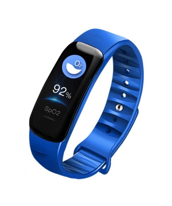 DOMIN0 C1S 0.96 inches IPS Color Screen Smart Bracelet IP67 Waterproof, Support Call Reminder /Heart Rate Monitoring /Blood Pressure Monitoring /Sleep Monitoring /Sedentary Reminder / Remote Control