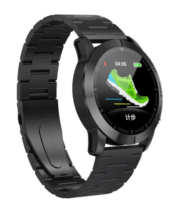 DTNO.1 S10 1.3 inches TFT Color Screen Smart Bracelet IP68 Waterproof, Steel Watchband, Support Call Reminder /Heart Rate Monitoring /Sleep Monitoring /Multi-sport Mode