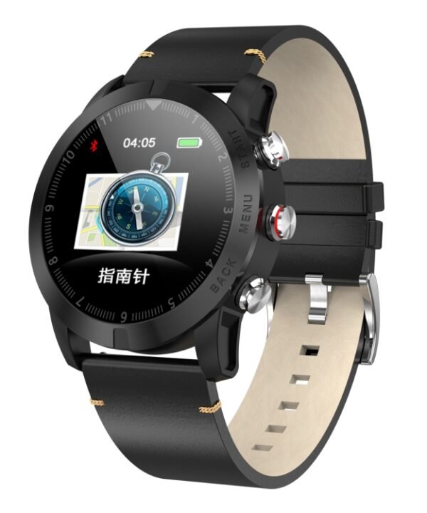 DTNO.1 S10 1.3 inches TFT Color Screen Smart Bracelet IP68 Waterproof, Leather Watchband, Support Call Reminder /Heart Rate Monitoring /Sleep Monitoring /Multi-sport Mode