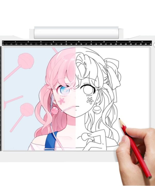 A4-19 6.5W Three Level of Brightness Dimmable A4 LED Drawing Sketchpad Light Pad with USB Cable