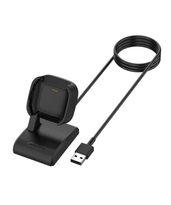 Smartwatch Replacement USB Charger Charging Dock Adapter for Fitbit Versa 2, Cable Length: 1m