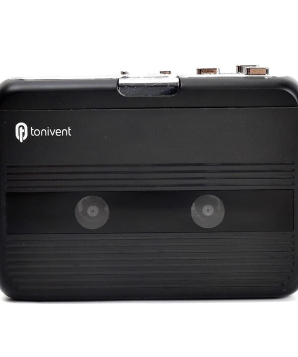 Tonivent TON007B Portable Bluetooth Tape Cassette Player, Support FM / Bluetooth Input and Output, TON007B White, TON007B, TON007T