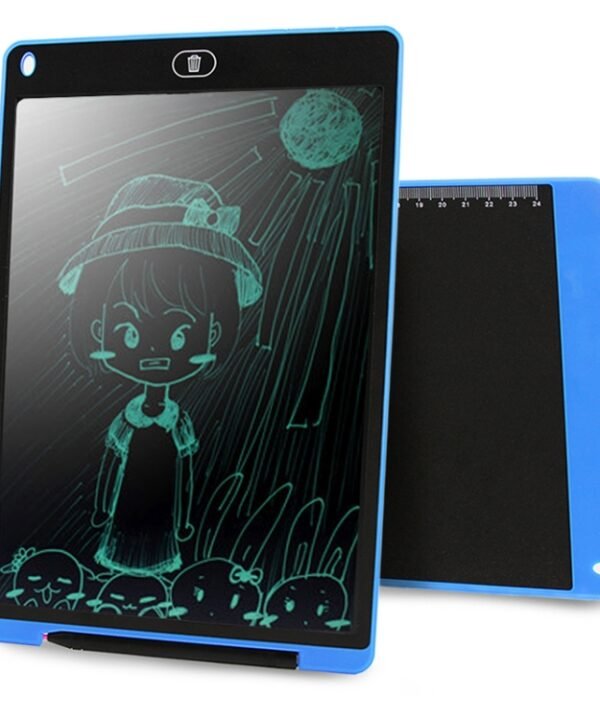 Portable 12 inch LCD Writing Tablet Drawing Graffiti Electronic Handwriting Pad Message Graphics Board Draft Paper with Writing Pen, 12 inch Blue, 12 inch Red, 12 inch White, 12 inch Black, 12 inch Green