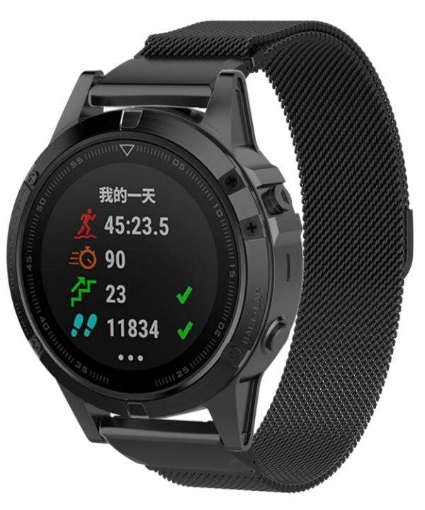 For Garmin Fenix 7X Milanese Watch Band, For Garmin Fenix 7X
