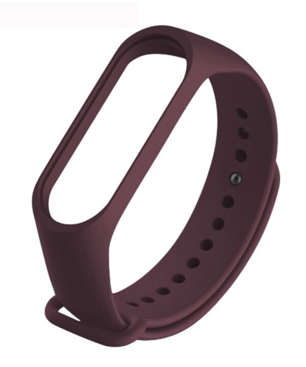Pure Color Soft TPU  Watch Bands for Xiaomi Mi Band 4, Host Not Included, Wine Red, Black, Orange, Pink, Dark Blue