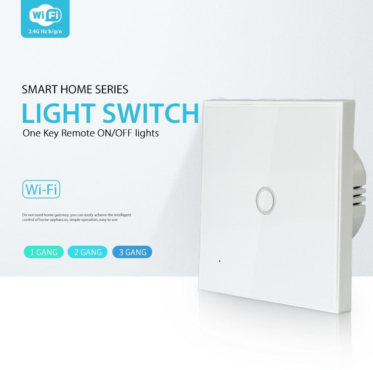 NEO NAS-SC01W Wireless WiFi EU Smart Light Control Switch 1Gang - Image 2