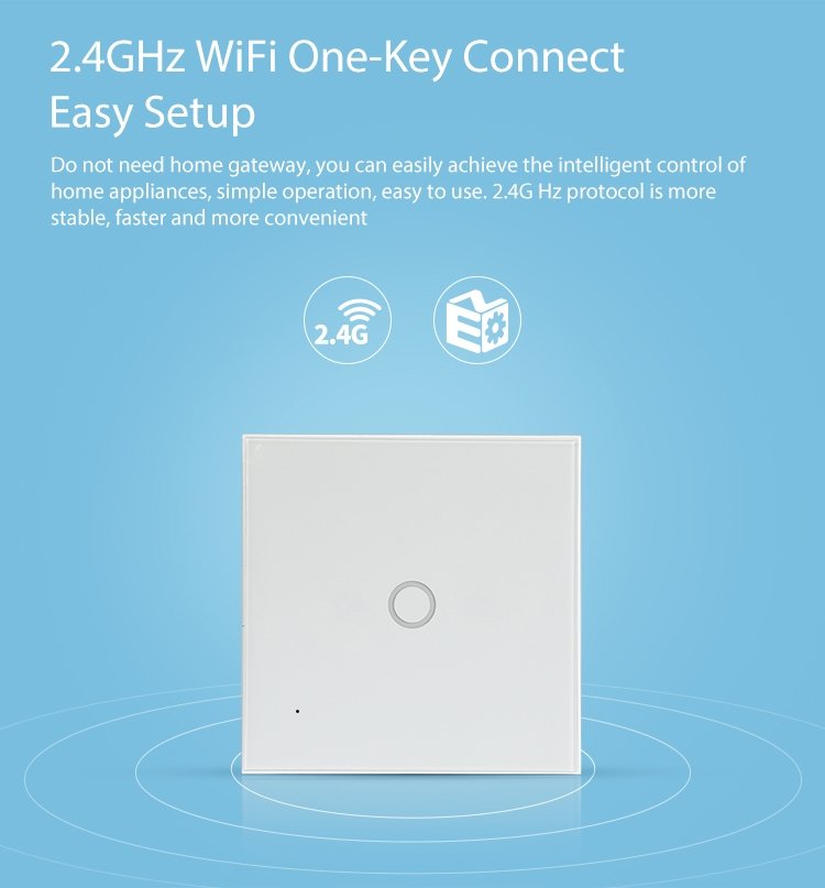 NEO NAS-SC01W Wireless WiFi EU Smart Light Control Switch 1Gang - Image 3
