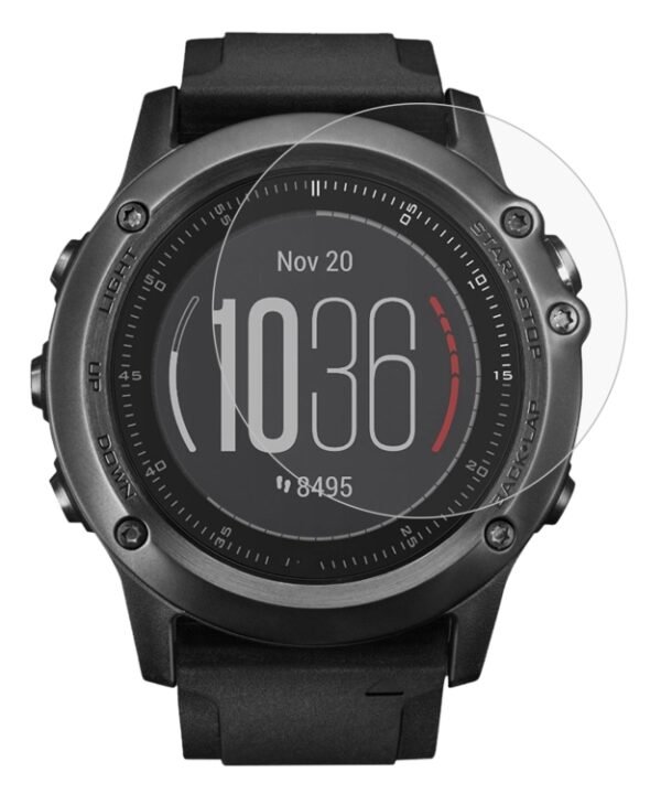 ENKAY Hat-Prince for Garmin Fenix 3 HR Smart Watch 0.2mm 9H Surface Hardness 2.15D Curved Edge Tempered Glass Film