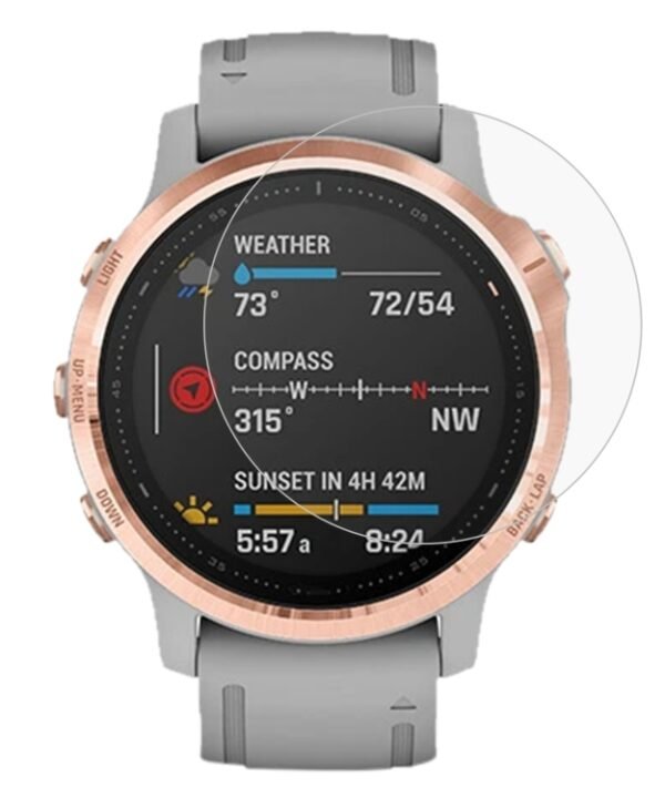 For Garmin Fenix 6S 0.26mm 2.5D 9H Tempered Glass Film Screen Protector