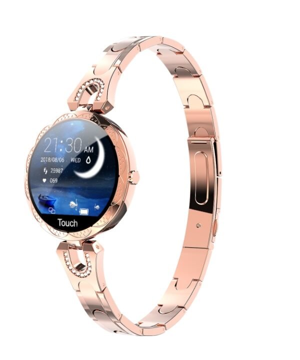 AK15 Fashion Smart Female Bracelet, 1.08 inch Color LCD Screen, IP67 Waterproof, Support Heart Rate Monitoring / Sleep Monitoring / Remote Photography