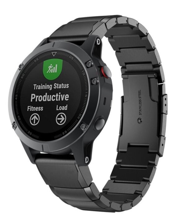 Quick Dismantling Steel Watch Band for Garmin Fenix 5 22mm, For Garmin Fenix 5