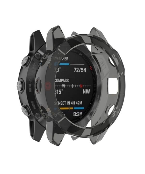 For Garmin Fenix 6 TPU Half Coverage Smart Watch Protevtice Case, For Garmin Fenix 6