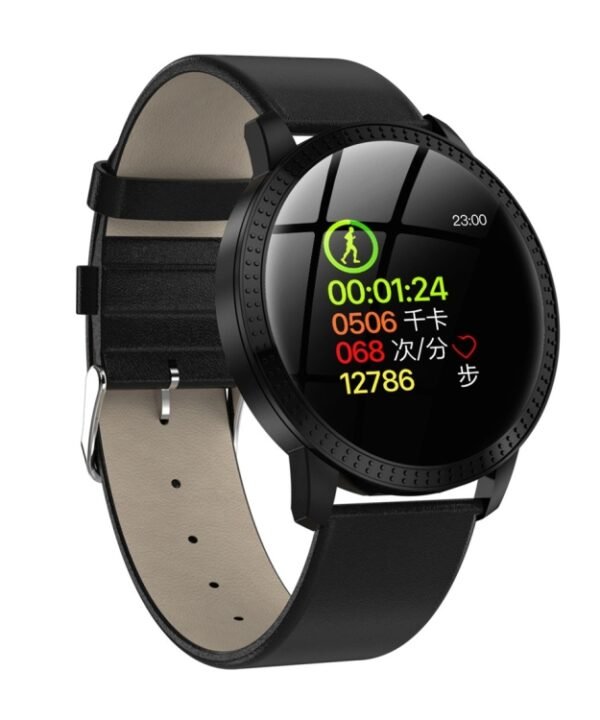 CF18 1.22 inch Color Screen IPX67 Waterproof Bluetooth Smartwatch, Support Call Reminder/ Heart Rate Monitoring /Blood Pressure Monitoring/ Sleep Monitoring