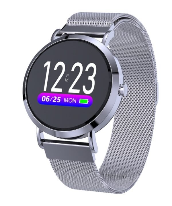 CV08C 1.0 inch TFT Color Screen Steel Watch Band Smart Bracelet, Support Call Reminder/ Heart Rate Monitoring /Blood Pressure Monitoring/ Sleep Monitoring/Blood Oxygen Monitoring