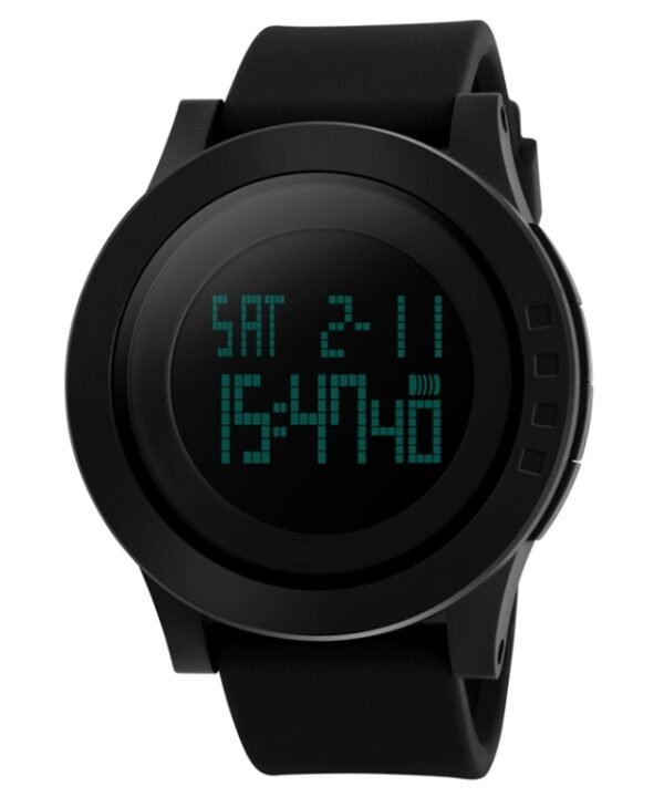SKMEI 1142 Multifunctional Men Outdoor Sports Noctilucent Waterproof Silica Gel Digital Watch
