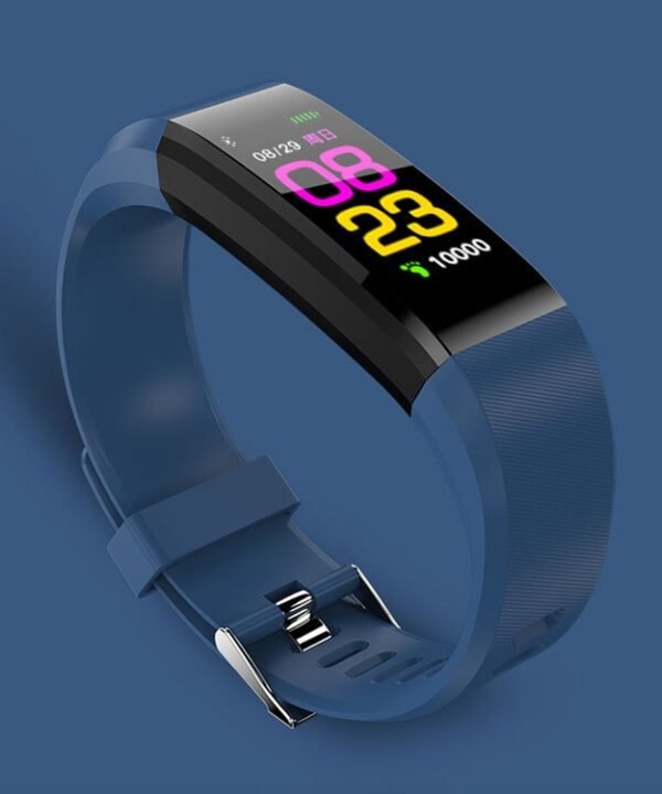 115Plus 0.96 inches OLED Color Screen Smart Bracelet,Support Call Reminder /Heart Rate Monitoring /Blood Pressure Monitoring /Sleep Monitoring /Sedentary Remind