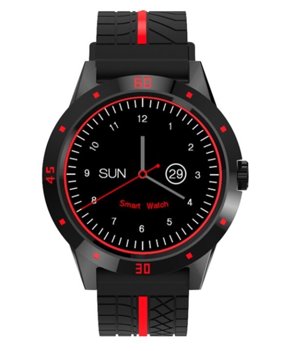 N6 Smart Watch 1.3 inch TFT Screen MTK2502C Bluetooth4.0, Silicone Watch Band, Support Heart Rate Monitor & Pedometer & Sleep Monitor & Sedentary Reminder, Silicone Watch Strap/Red, Silicone Watch Strap/Yellow
