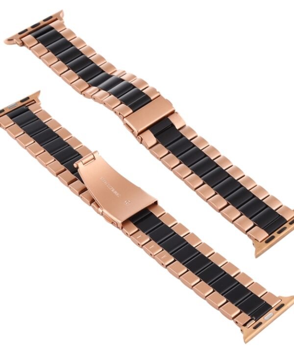 For Apple Watch Series 10 42mm / 9&8&7 41mm / SE 3&SE 2&6&SE&5&4 40mm / 3&2&1 38mm Stainless Steel Wrist Strap Watch Band, For Apple Watch Series 7 41mm / 6 & SE & 5 & 4 40mm / 3 & 2 & 1 38mm...