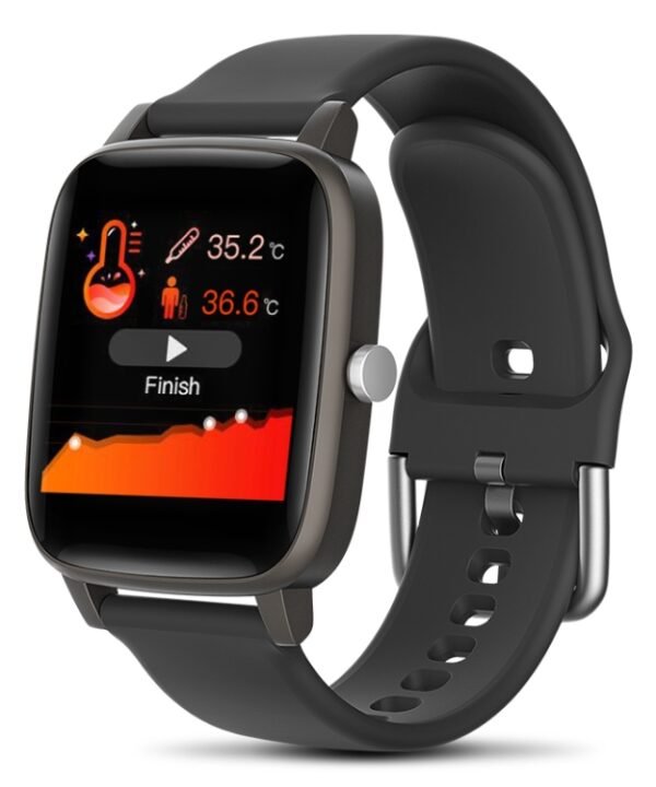 T98 1.4 inch Color Screen Smart Watch, IP67 Waterproof, Support Body Temperature Measurement / Heart Rate Monitoring / Blood Pressure Monitoring / Sedentary Reminder / Calories