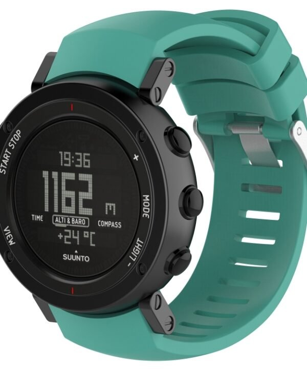 Silicone  Watch Band for SUUNTO Core ALU Black