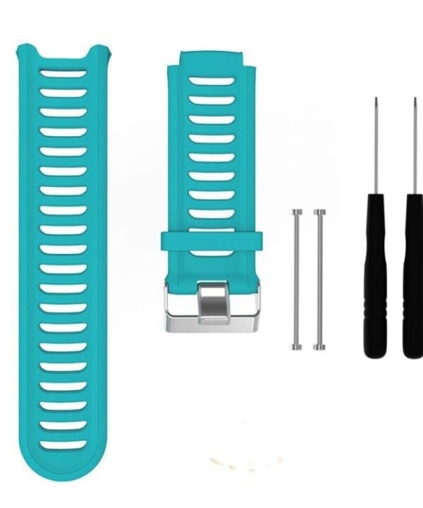 Solid Color Silicone Watch Band for Garmin Forerunner 910XT