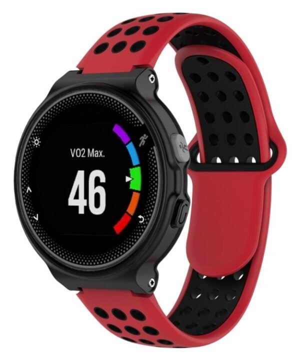 Double Colour Silicone Sport Watch Band for Garmin Forerunner 220 / Approach S5 / S20