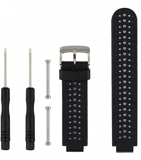 Two-colour Silicone Sport Watch Band for Garmin Forerunner 230 / 235 / 620 / 630 / 735XT