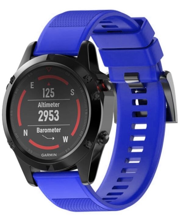 Quick Removable Silicone Watch Band for Fenix 5 22mm