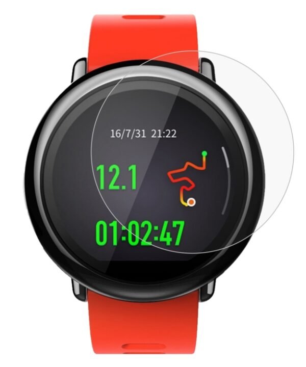 2 PCS ENKAY Hat-Prince for Xiaomi Huami AMAZFIT Smart Watch 0.2mm 9H Surface Hardness 2.15D Explosion-proof Tempered Glass Screen Film