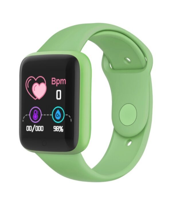 Y68M 1.44 inch Smart Watch, Support Heart Rate Blood Pressure Blood Oxygen Monitoring