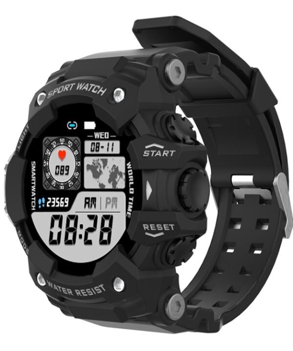 LC11 1.28 inch TFT Screen Outdoor Sports Smart Watch, IP68 Waterproof Support Heart Rate & Blood Pressure Monitoring