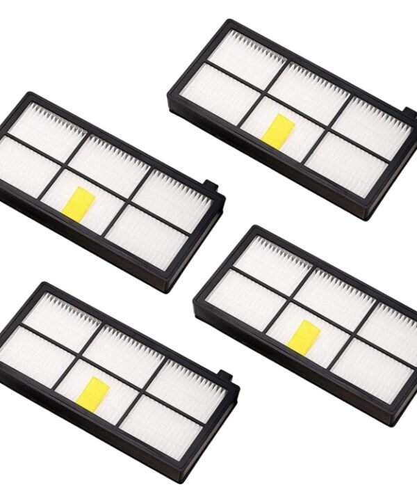 4 PCS Universal Replacement Robotic Vacuum Cleaner HEPA Filter for iRobot 870 / 800 / 880 / 960 / 980
