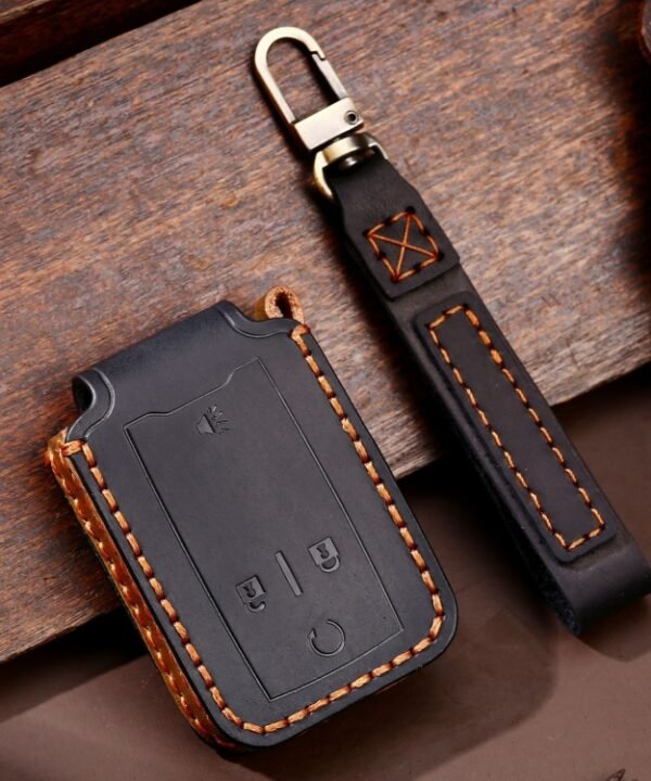 For Chevrolet GMC / Colorad 4-button C159 Car Key Leather Protective Case, 4-button