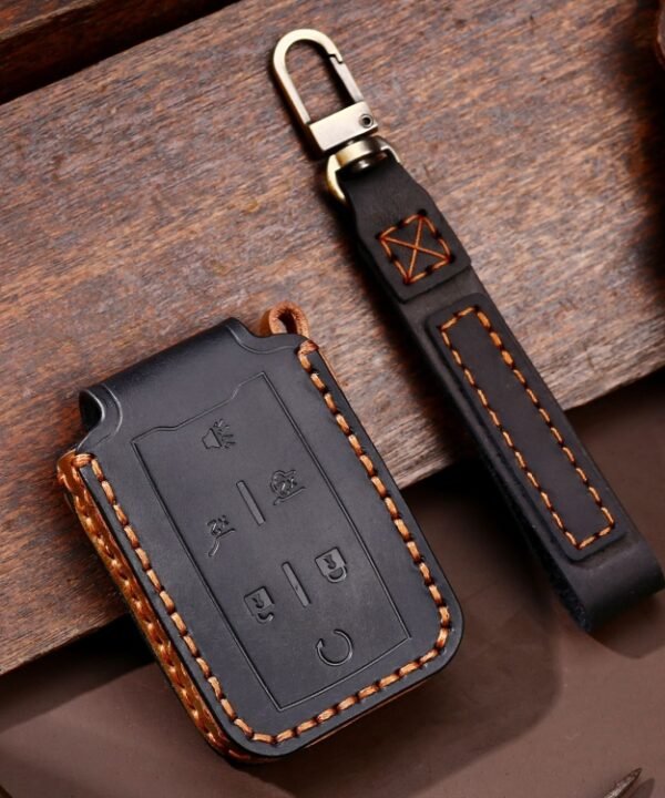For Chevrolet GMC / Colorad 6-button C160 Car Key Leather Protective Case, 6-button